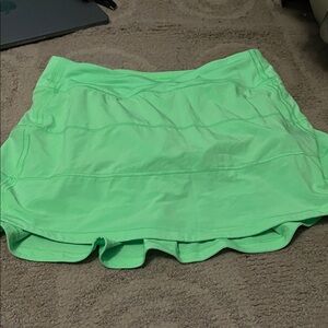 lululemon athletica Green Mini Skirt